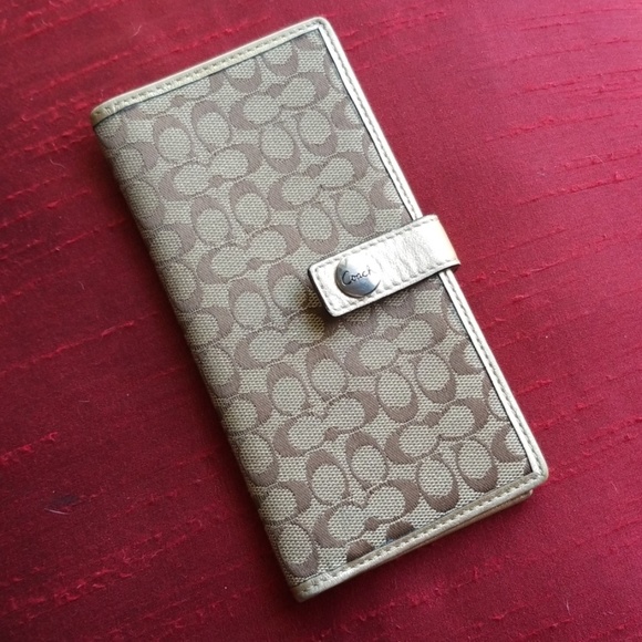 Coach Handbags - Coach check book wallet